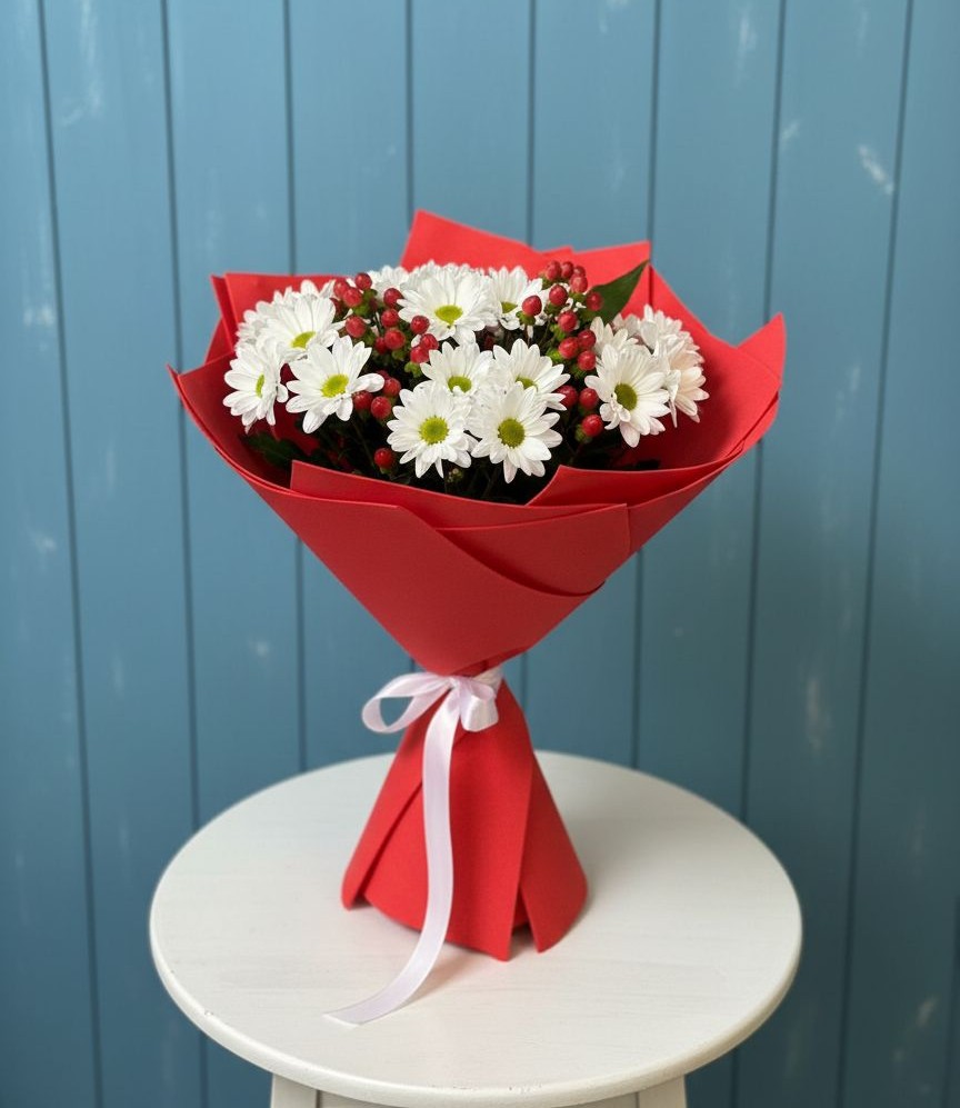 Букет цветов из: Хризантемы в Кардымово