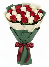 Букет Микс из красных и белых роз #REPLACE_PRED# Кардымово