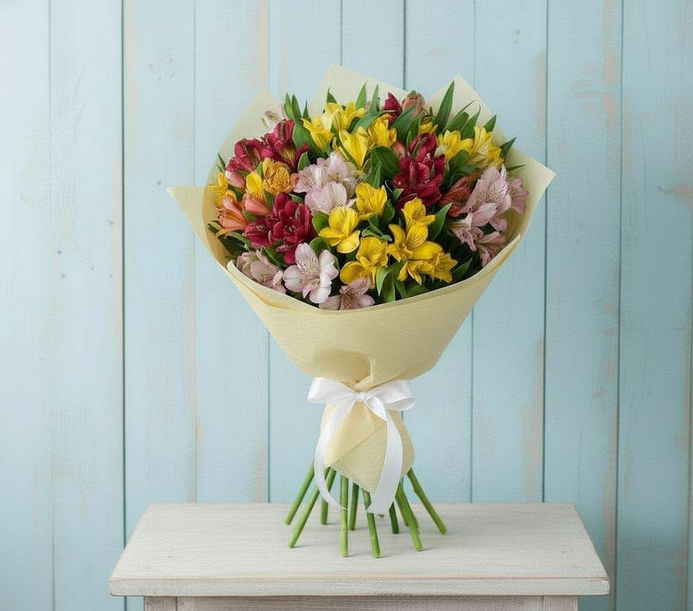 Букет цветов из: Альстромерии в Кардымово