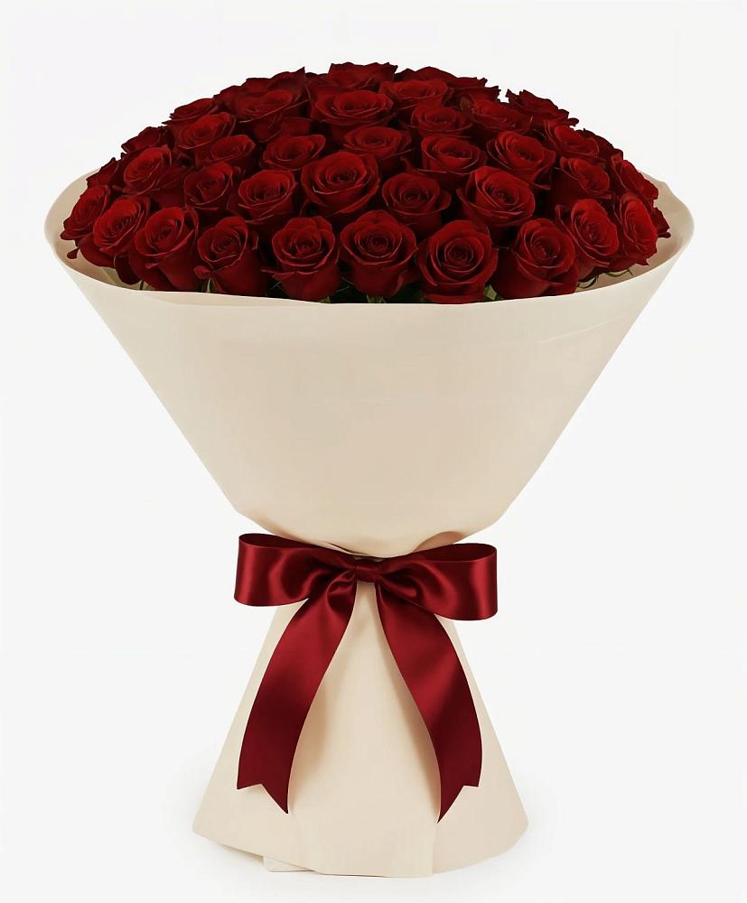 Букет 101 Бордовая роза Блэк Бакарра в Кардымово