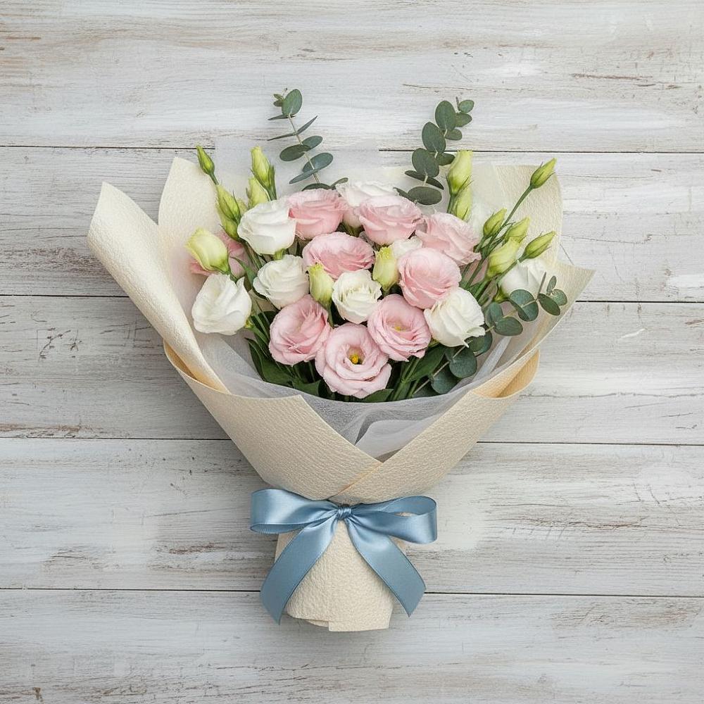 Букет цветов из: Лизиантусы в Кардымово